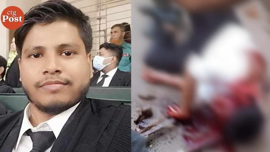 Lawyer killed in Chattogram by supporters of Hindu monk Chinmoy .